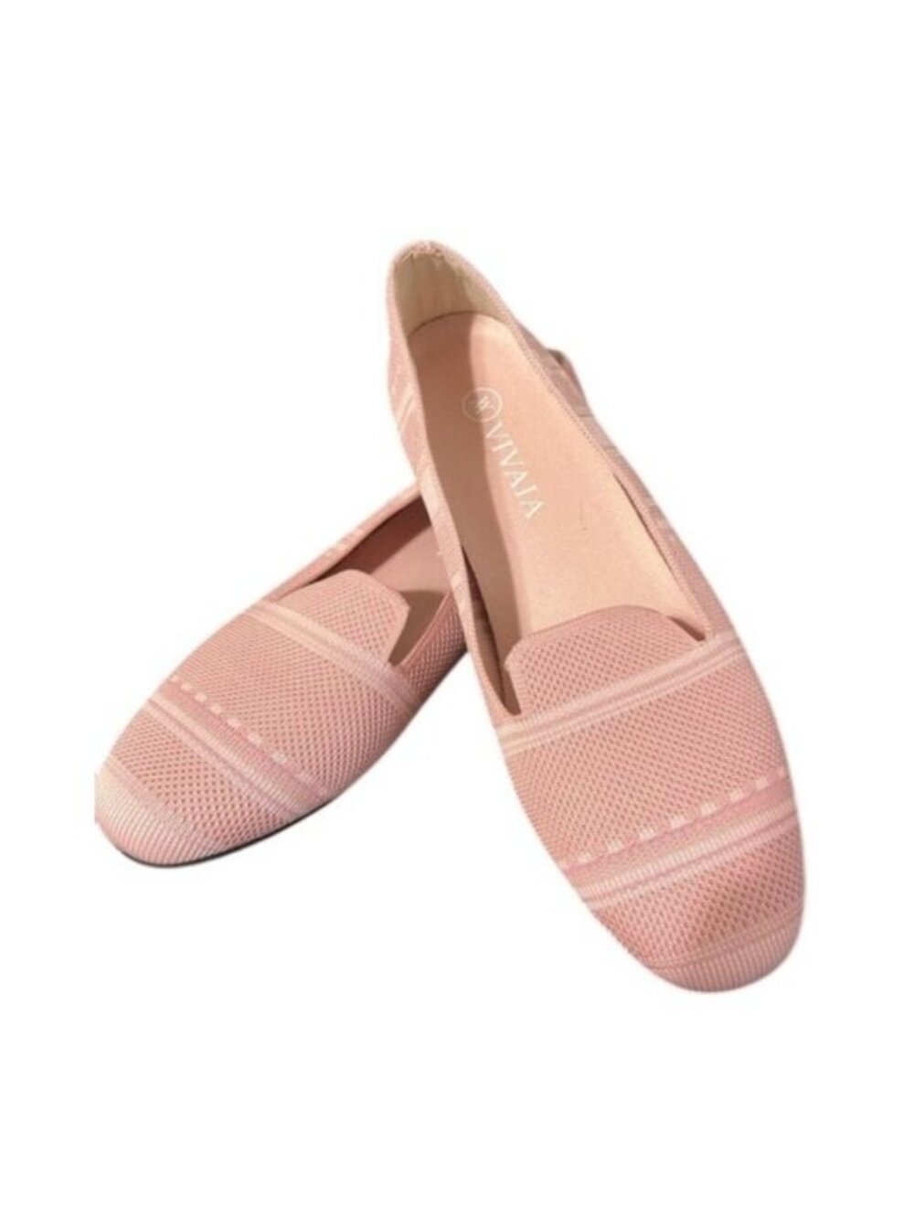 VIVAIA Elly Pink Knit Flats Sz 10
